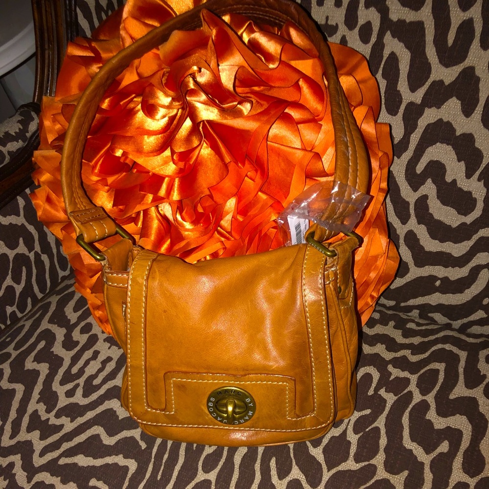 Small Caramel Soft Leather Handbag